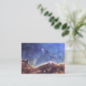 NGC 3324宇宙写真 名刺 (スタンド正面)