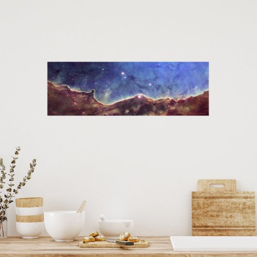 NGC 3324詳細36x12 (36x12) ポスター (キッチン)