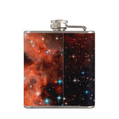 NGC 3603星形成領域 - ハッブル宇宙写真 フラスク (裏面)