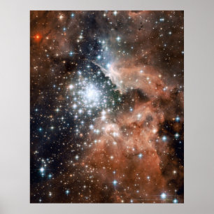 NGC 3603 16x20 (16x20)の新星 ポスター