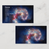 NGC 4038アンテナ銀河系NASA 名刺 (正面/裏面)