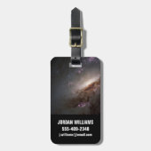 Ngc 4258強烈な星形成を受けている。 ラゲッジタグ (正面縦)