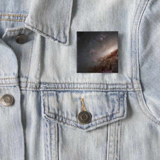 Ngc 4258強烈な星形成を受けている。 缶バッジ (インサイチュ)