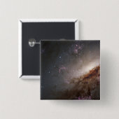 Ngc 4258強烈な星形成を受けている。 缶バッジ (正面&裏面)