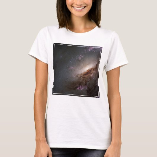 Ngc 4258強烈な星形成を受けている。 tシャツ (正面)