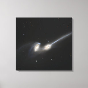 NGC 4676、別名ネズミの銀河系 キャンバスプリント
