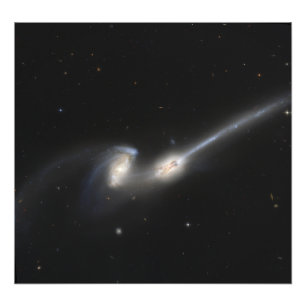NGC 4676、別名ネズミの銀河系 フォトプリント
