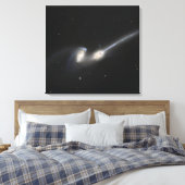 NGC 4676、別名ネズミ銀河系 キャンバスプリント (インサイチュ (寝室))