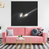 NGC 4676、別名ネズミ銀河系 キャンバスプリント (インサイチュ (リビング))