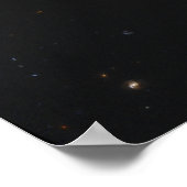 NGC 4676、別名ネズミ銀河系 ポスター (角)