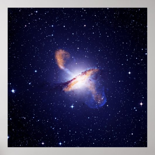 NGC 5128 Centaurus A銀河系NASA ポスター (正面)