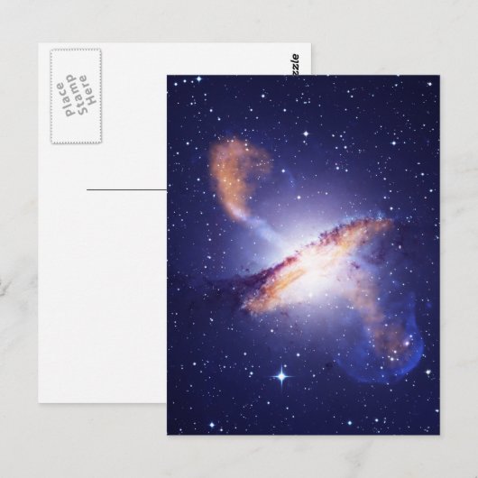 NGC 5128 Centaurus A銀河系NASA ポストカード (正面/裏面)