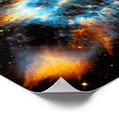 NGC 5189惑星星雲 – ハッブル宇宙写真 ポスター (角)