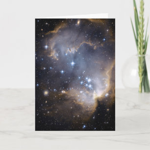 NGC 602の明るい星NASA カード