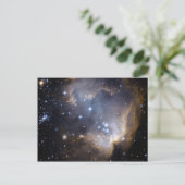 NGC 602の明るい星NASA ポストカード (スタンド正面)