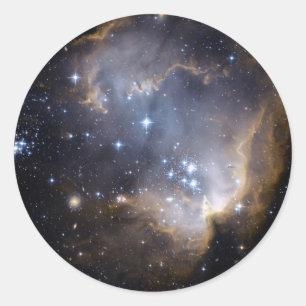 NGC 602の明るい星NASA ラウンドシール