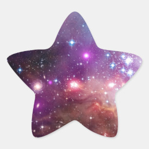 NGC 602の星形成 - NASAハッブル宇宙望遠鏡写真 星シール