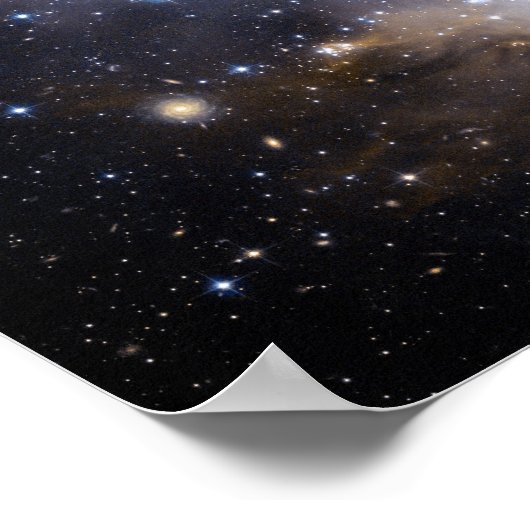 NGC 602明るい星NASA ポスター (角)