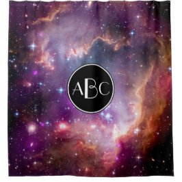 NGC 602星モノグラムカスタム形成 シャワーカーテン