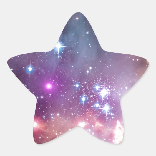 NGC 602:星団、小マゼラン雲 星シール (正面)