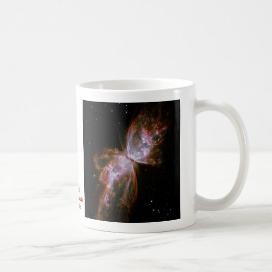 NGC 6302 , Bug Nebula, Butterfly Nebula コーヒーマグカップ (右)