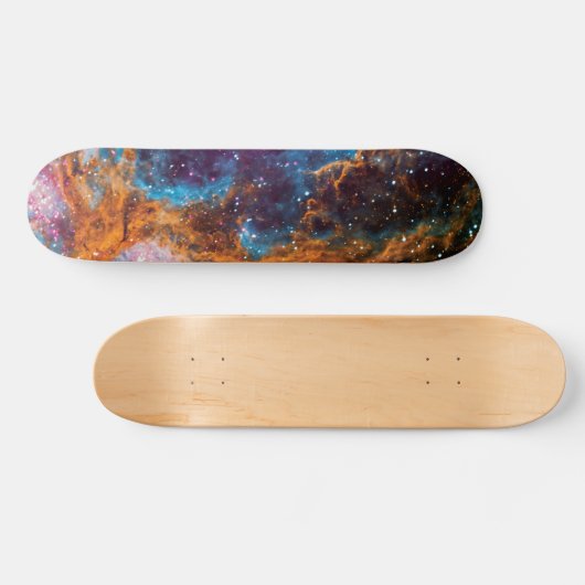 NGC 6357星形成領域カラフル宇宙写真 スケートボード (横)