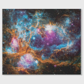 NGC 6357星形成領域カラフル宇宙写真 ラッピングペーパー (フラット)