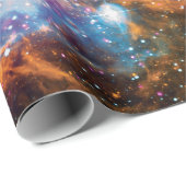 NGC 6357星形成領域カラフル宇宙写真 ラッピングペーパー (ロールコーナー)