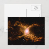 NGC 6537、赤いクモ星雲射手座 ポストカード (正面/裏面)