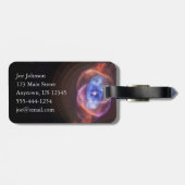 NGC 6543: キャッツ・アイの星雲 ラゲッジタグ (裏面横)