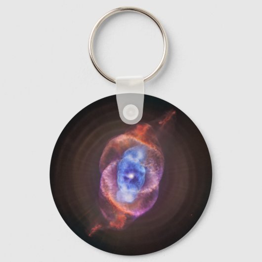 NGC 6543：猫の眼星雲 キーホルダー (正面)