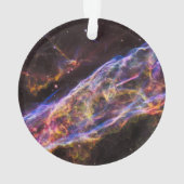 Ngc 6960、魔女のブルーム星雲。 オーナメント (裏面)