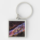 Ngc 6960、魔女のブルーム星雲。 キーホルダー (正面)
