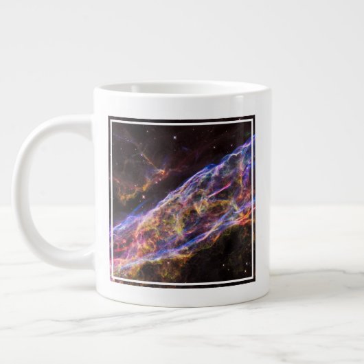 Ngc 6960、魔女のブルーム星雲。 ジャンボコーヒーマグカップ (左)