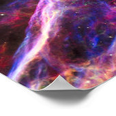 Ngc 6960、魔女のブルーム星雲。 ポスター (角)