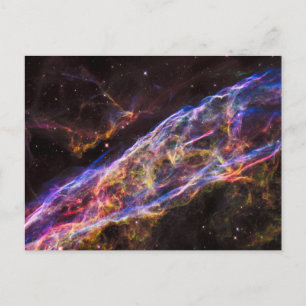 Ngc 6960、魔女のブルーム星雲。 ポストカード