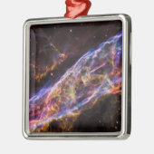 Ngc 6960、魔女のブルーム星雲。 メタルオーナメント (左)