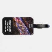 Ngc 6960、魔女のブルーム星雲。 ラゲッジタグ (裏面横)