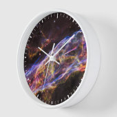 Ngc 6960、魔女のブルーム星雲。 壁時計 (傾斜)