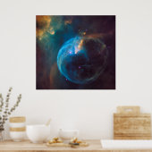 NGC 7635 - The Bubble Nebula ポスター (キッチン)