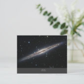 NGC-891スパイラル銀河系 ポストカード (スタンド正面)