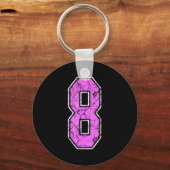 Nge Nk And Nk Number 8 Jersey Player Uniform #8 キーホルダー (正面)