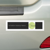 NGGNの黒いバンパーステッカー バンパーステッカー (車上)