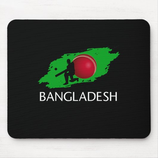 Ngladesh Cricket Jersey Tsman  マウスパッド (正面)
