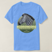 Ngorongoro保全地域ZebraWT2 Tシャツ (デザイン正面)