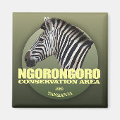Ngorongoro（ゼブラ） WT マグネット (正面)