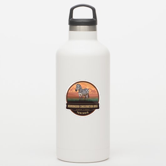Ngorongoro Conservation Area, Tanzania シール (ウォーターボトル)