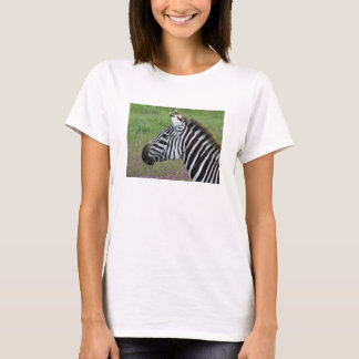 Ngorongoro Zebraクローズアップ Tシャツ