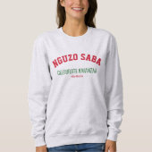 NGUZO SABA クワンザーを祝おう スウェットシャツ (正面)