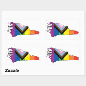 NHアリー 長方形シール (シート)